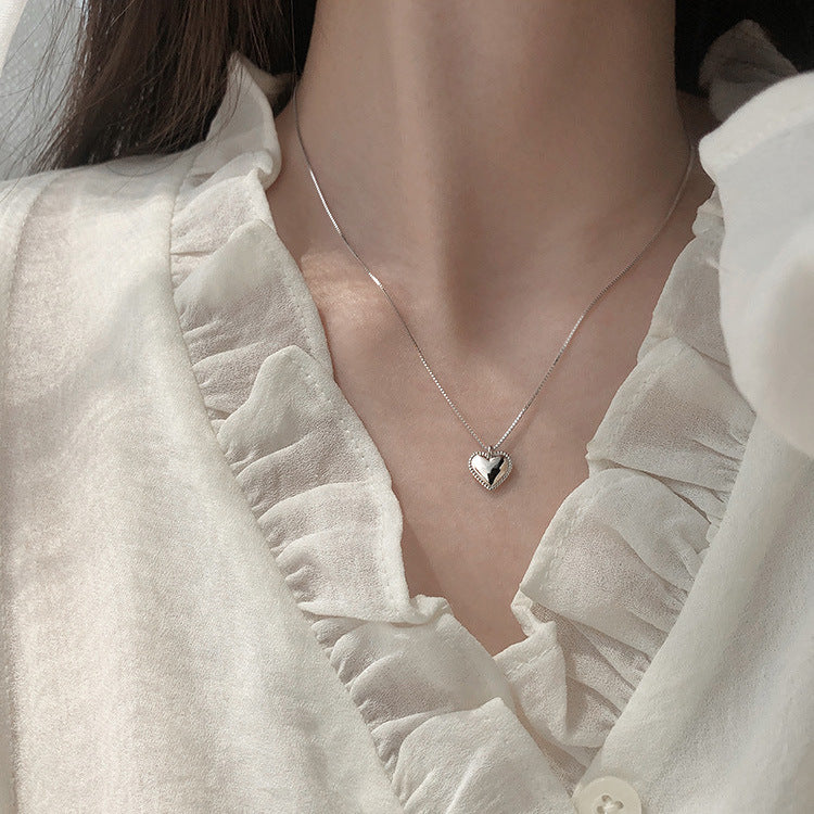 Petite Mirror-Heart Pendant