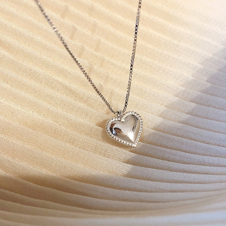 Petite Mirror-Heart Pendant